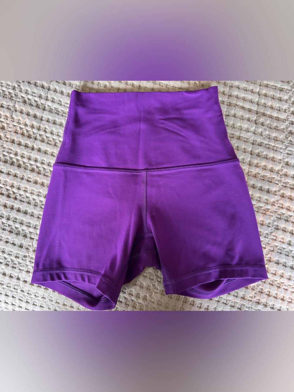 lululemon athletica Purple High-Rise Bike Shorts
